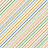 Little Stripes White/Multi (Sold By 1/2 Meter)